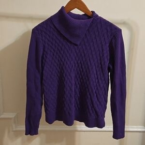 Lands' End Purple Sweater size MP